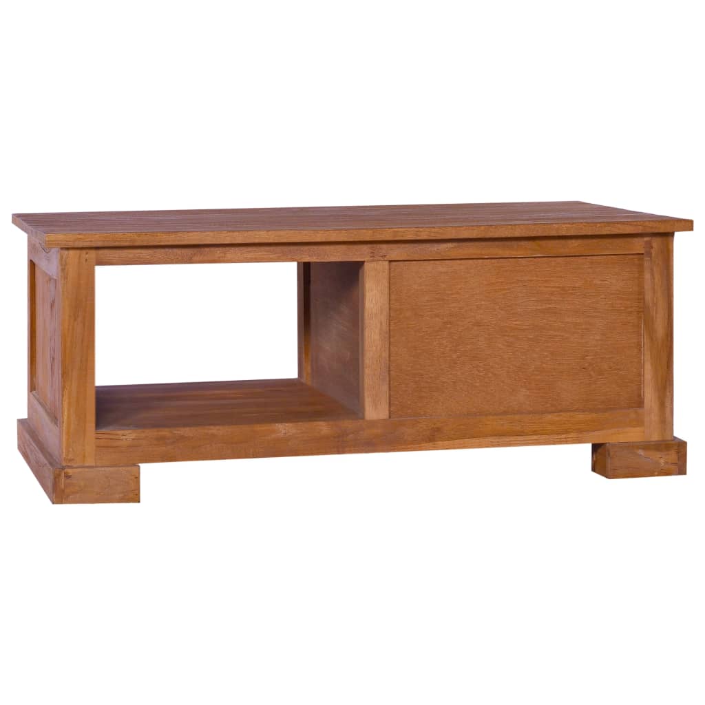 TV-Schrank 90x50x37 cm Massivholz Teak - Pazzar.ch