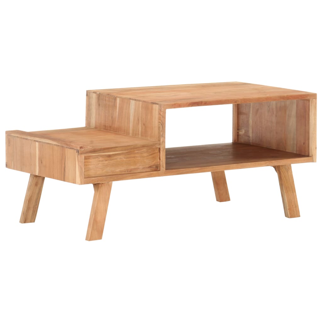 Couchtisch 100 x 50 x 45 cm Akazie Massivholz - Pazzar.ch