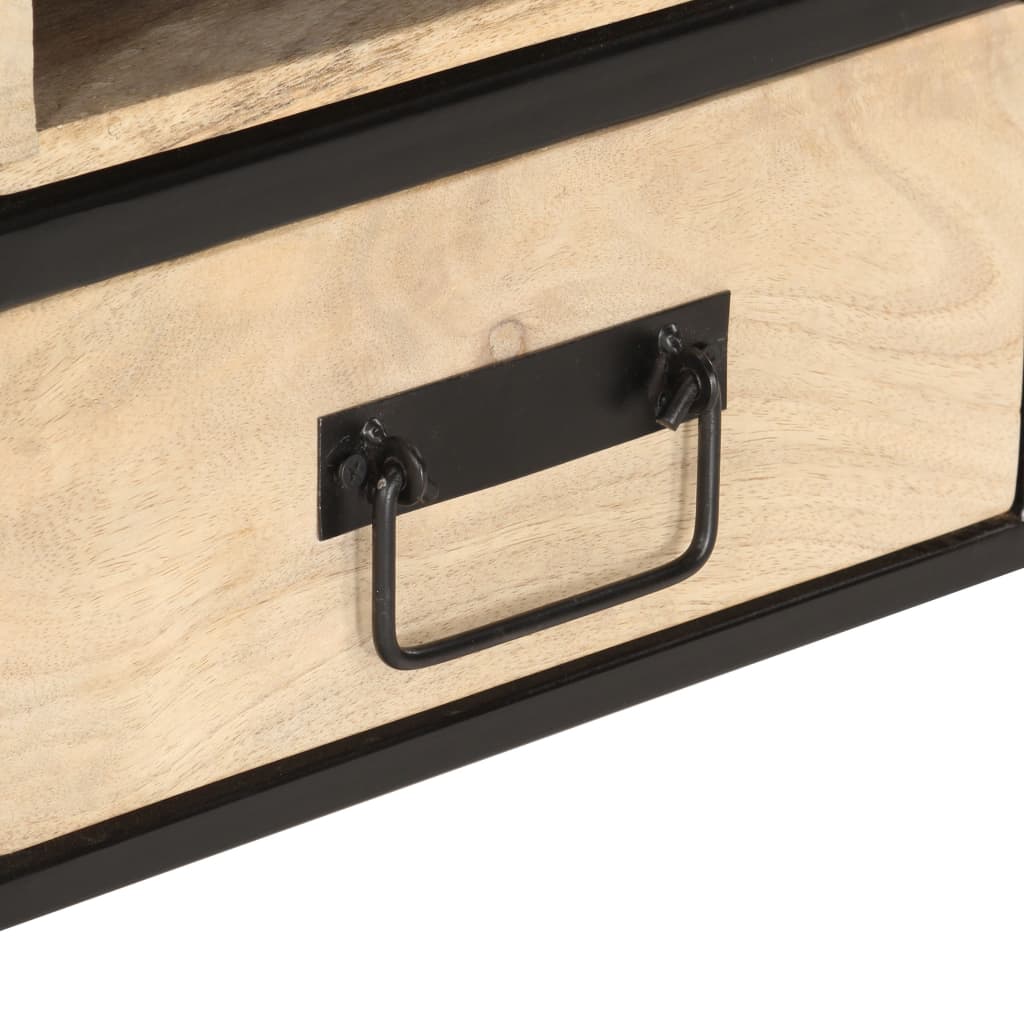 Couchtisch 100×50×40 cm Mango Massivholz - Pazzar.ch