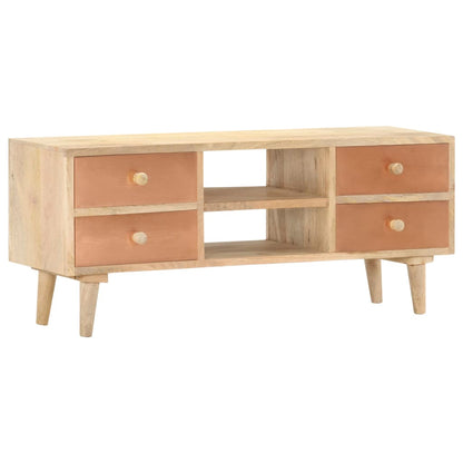 TV-Schrank 110×30×45 cm Mango Massivholz - Pazzar.ch