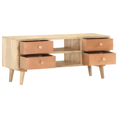 TV-Schrank 110×30×45 cm Mango Massivholz - Pazzar.ch