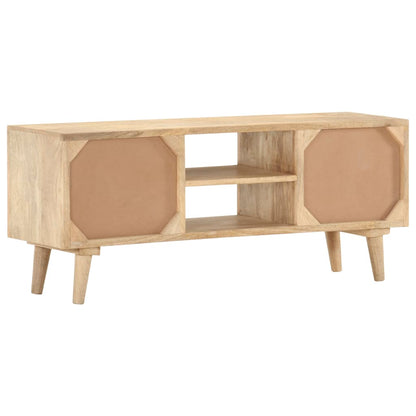 TV-Schrank 110×30×45 cm Mango Massivholz - Pazzar.ch