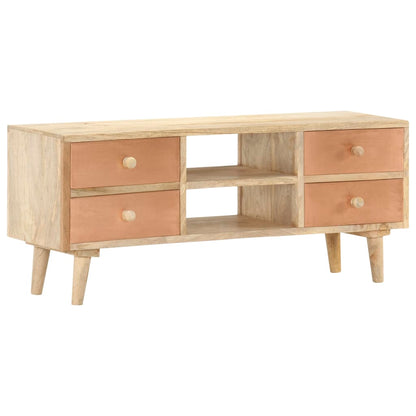 TV-Schrank 110×30×45 cm Mango Massivholz - Pazzar.ch