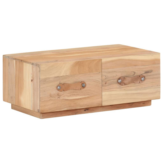 Couchtisch 90 x 50 x 35 cm Recyceltes Massivholz - Pazzar.ch