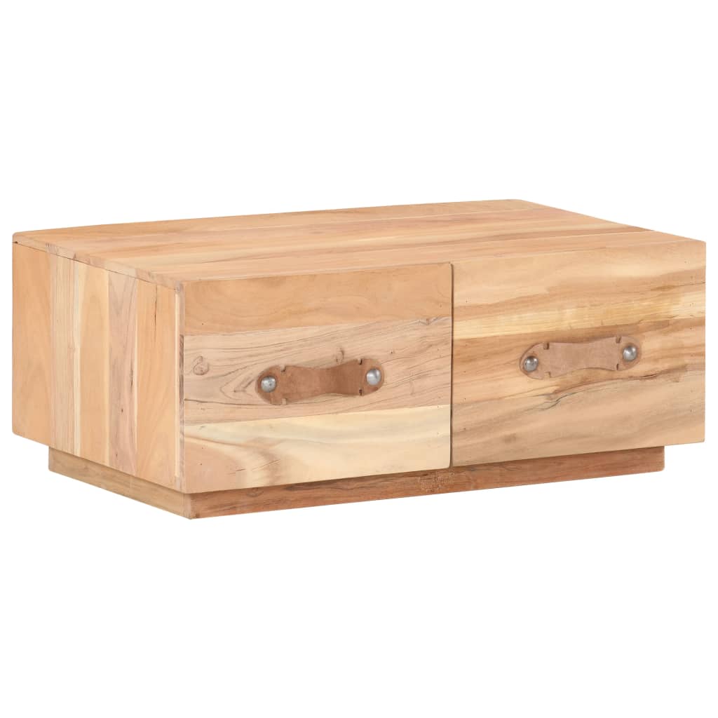 Couchtisch 90 x 50 x 35 cm Recyceltes Massivholz - Pazzar.ch