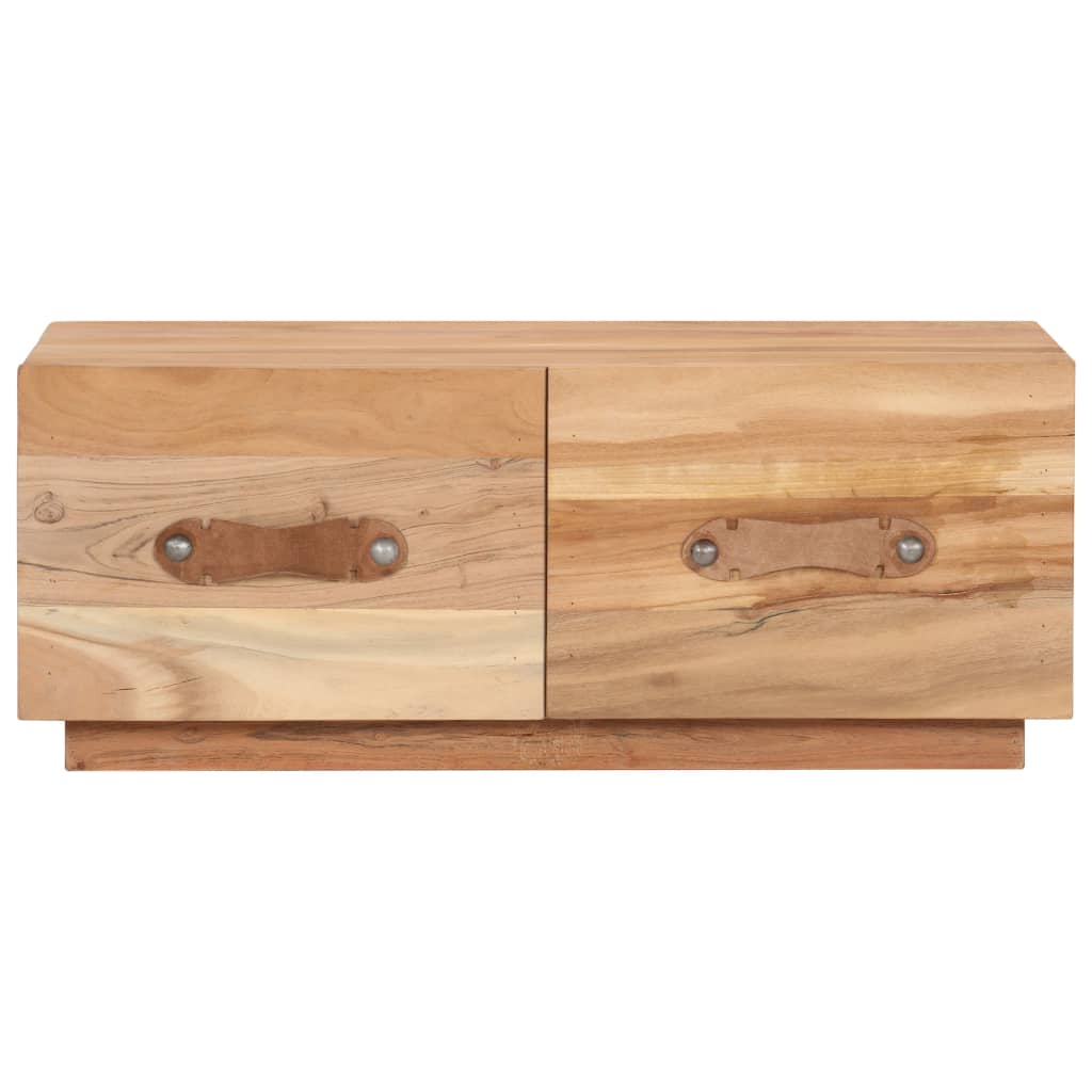 Couchtisch 90 x 50 x 35 cm Recyceltes Massivholz - Pazzar.ch