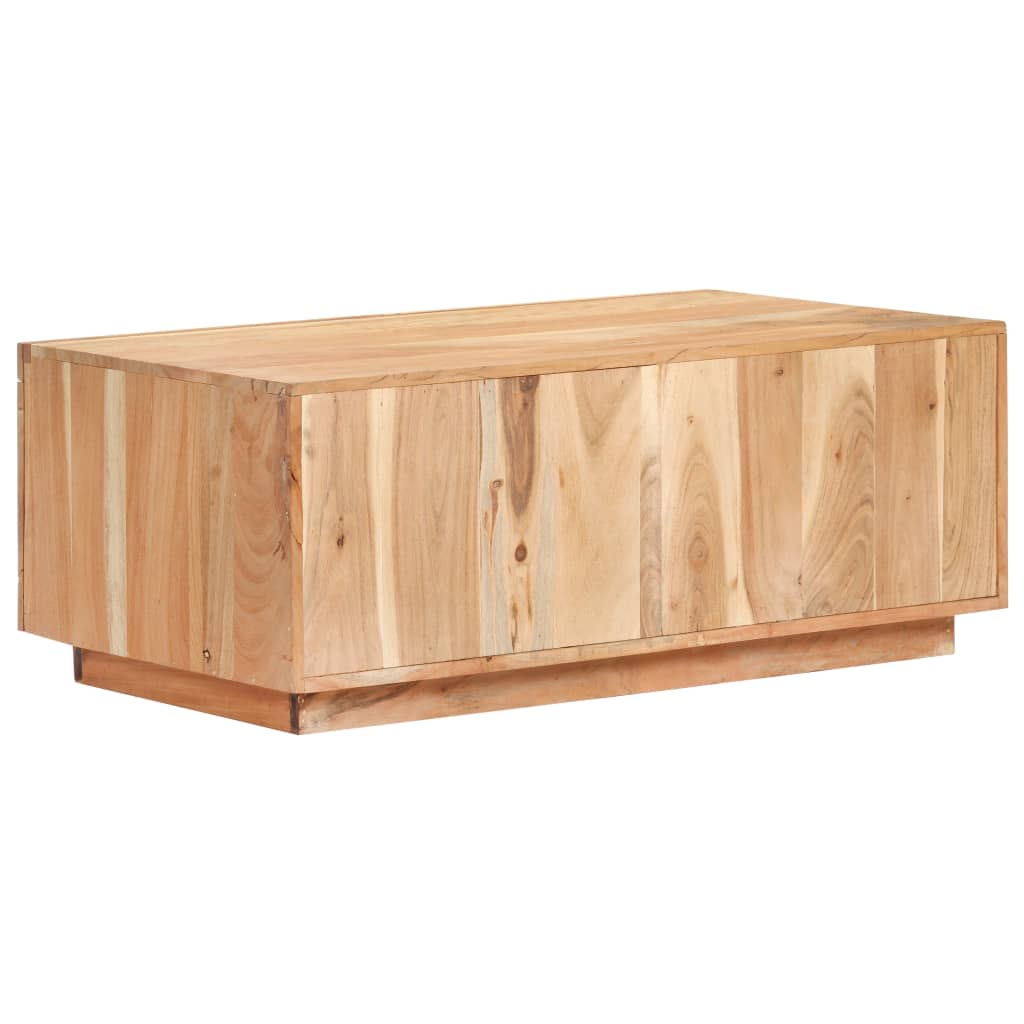 Couchtisch 90 x 50 x 35 cm Recyceltes Massivholz - Pazzar.ch