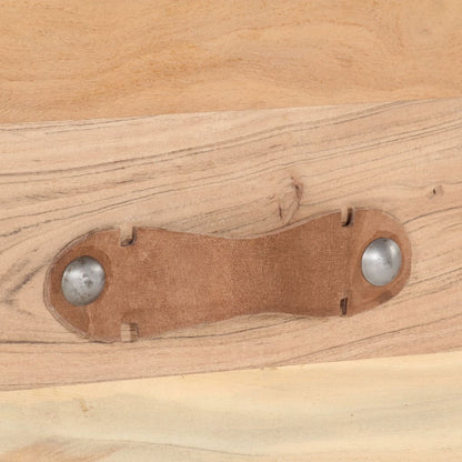 Couchtisch 90 x 50 x 35 cm Recyceltes Massivholz - Pazzar.ch