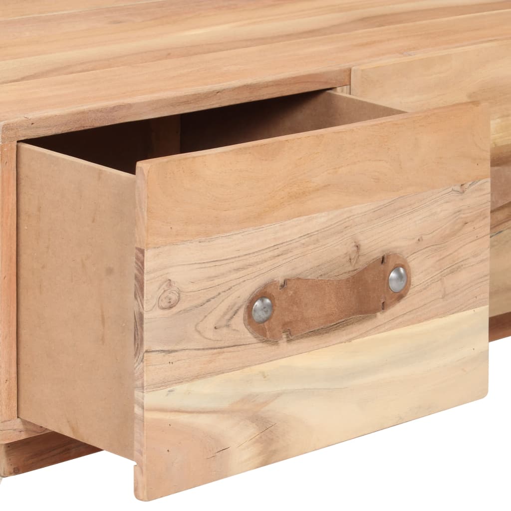 Couchtisch 90 x 50 x 35 cm Recyceltes Massivholz - Pazzar.ch