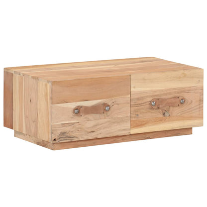 Couchtisch 90 x 50 x 35 cm Recyceltes Massivholz - Pazzar.ch