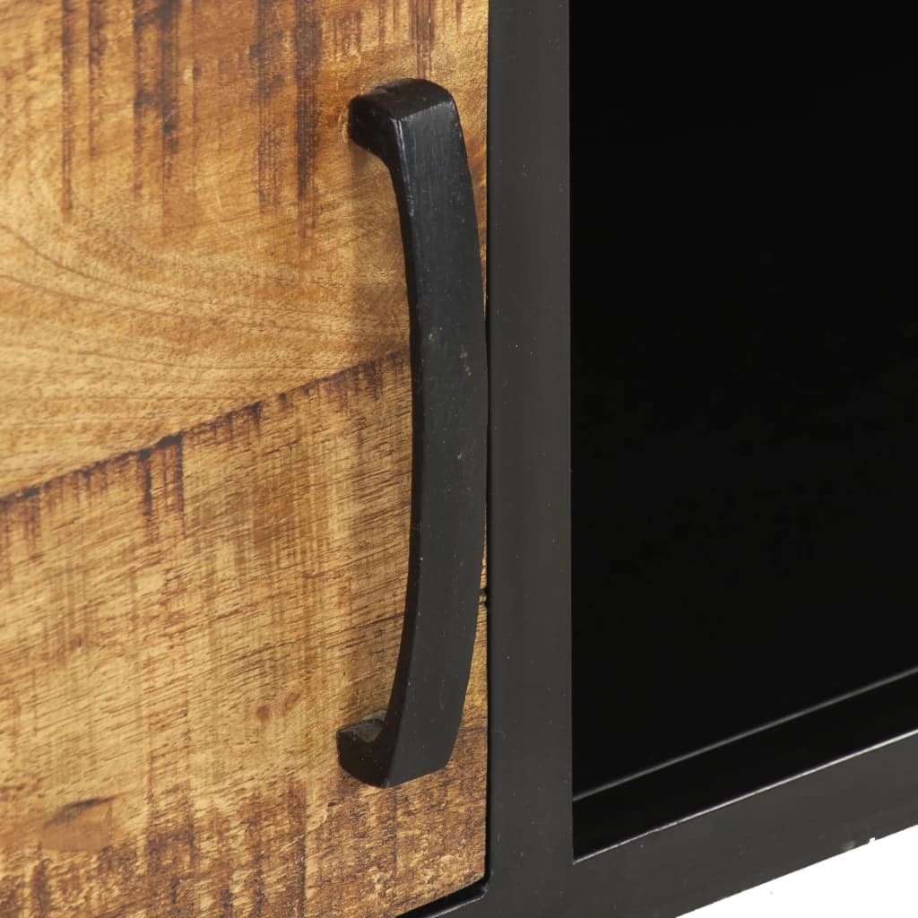 Couchtisch 105x50x35 cm Raues Mangoholz - Pazzar.ch