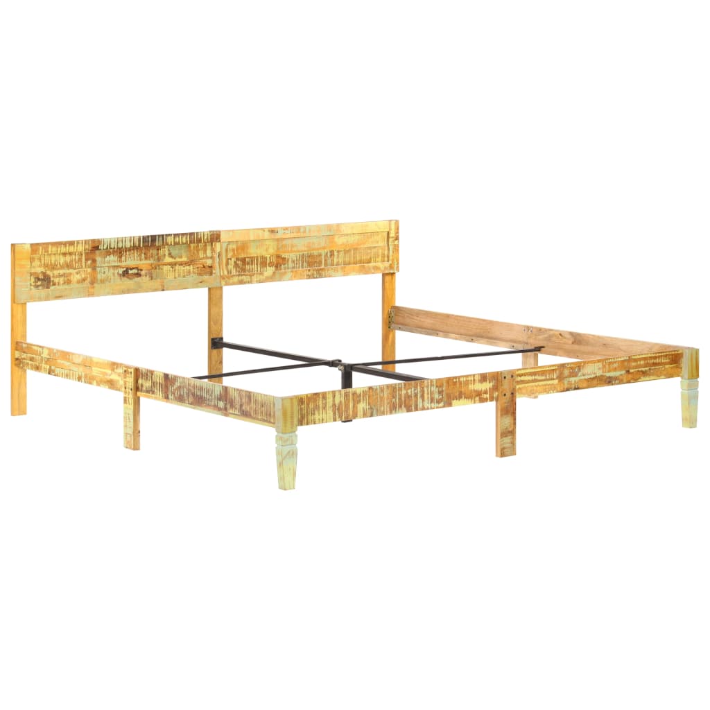 Massivholzbett Altholz 200x200 cm - Pazzar.ch
