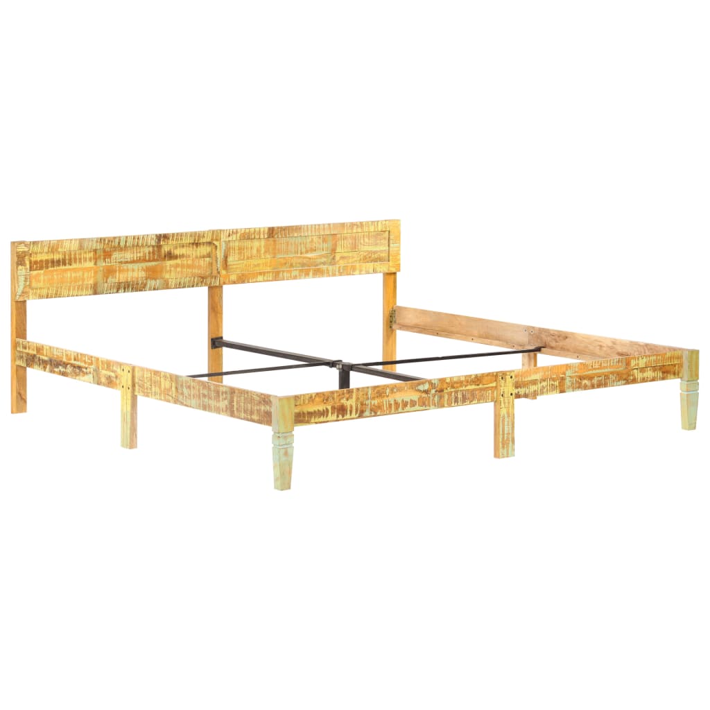 Massivholzbett Altholz 200x200 cm - Pazzar.ch