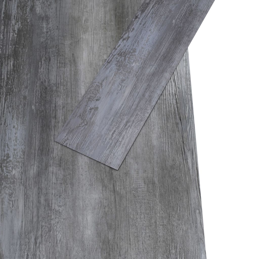 PVC-Fliesen Nicht Selbstklebend 5,26 m² 2 mm Glänzend Grau - Pazzar.ch