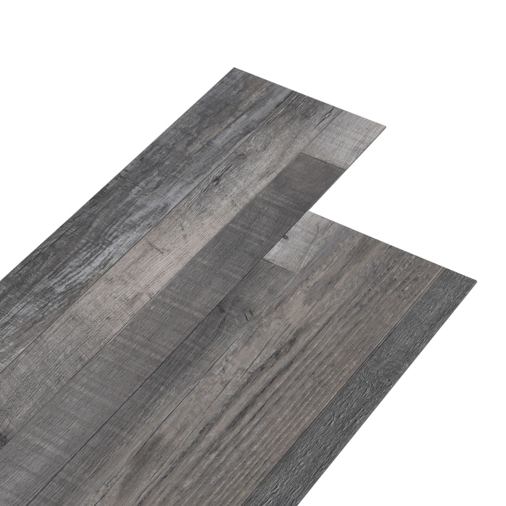 PVC-Fliesen 4,46 m² 3 mm Selbstklebend Industrie-Holz - Pazzar.ch