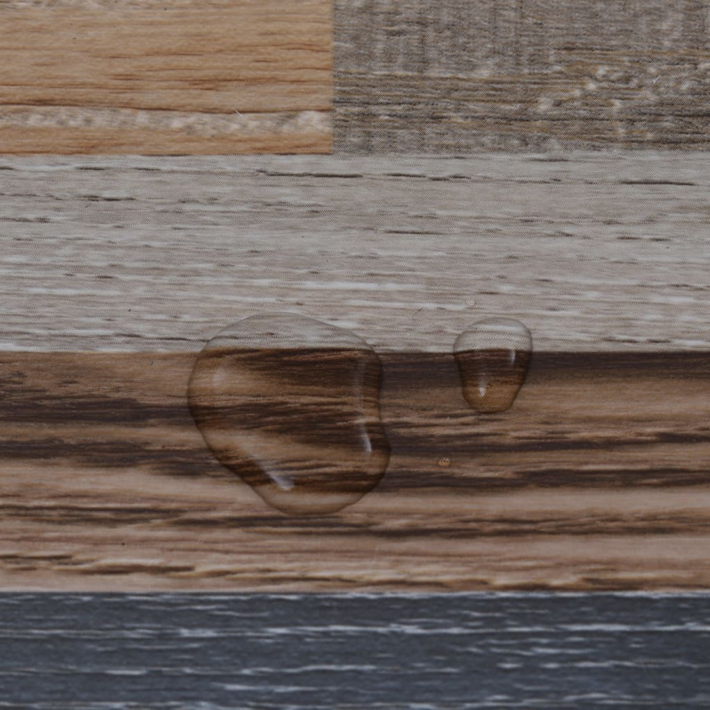 PVC-Laminat-Dielen 4,46 m² 3 mm Selbstklebend Mehrfarbig - Pazzar.ch