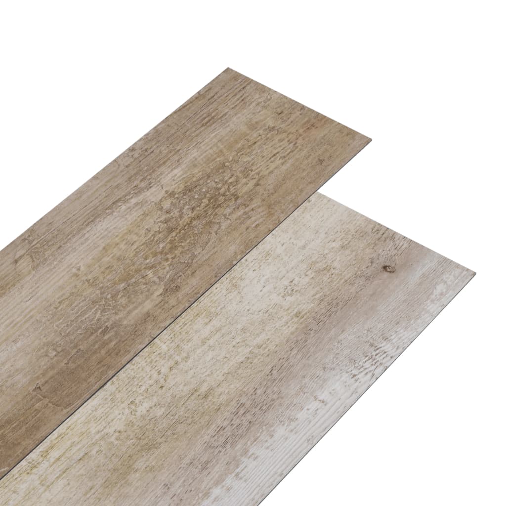 PVC-Fliesen 5,02 m² 2 mm Selbstklebend Holzmuster Getüncht - Pazzar.ch