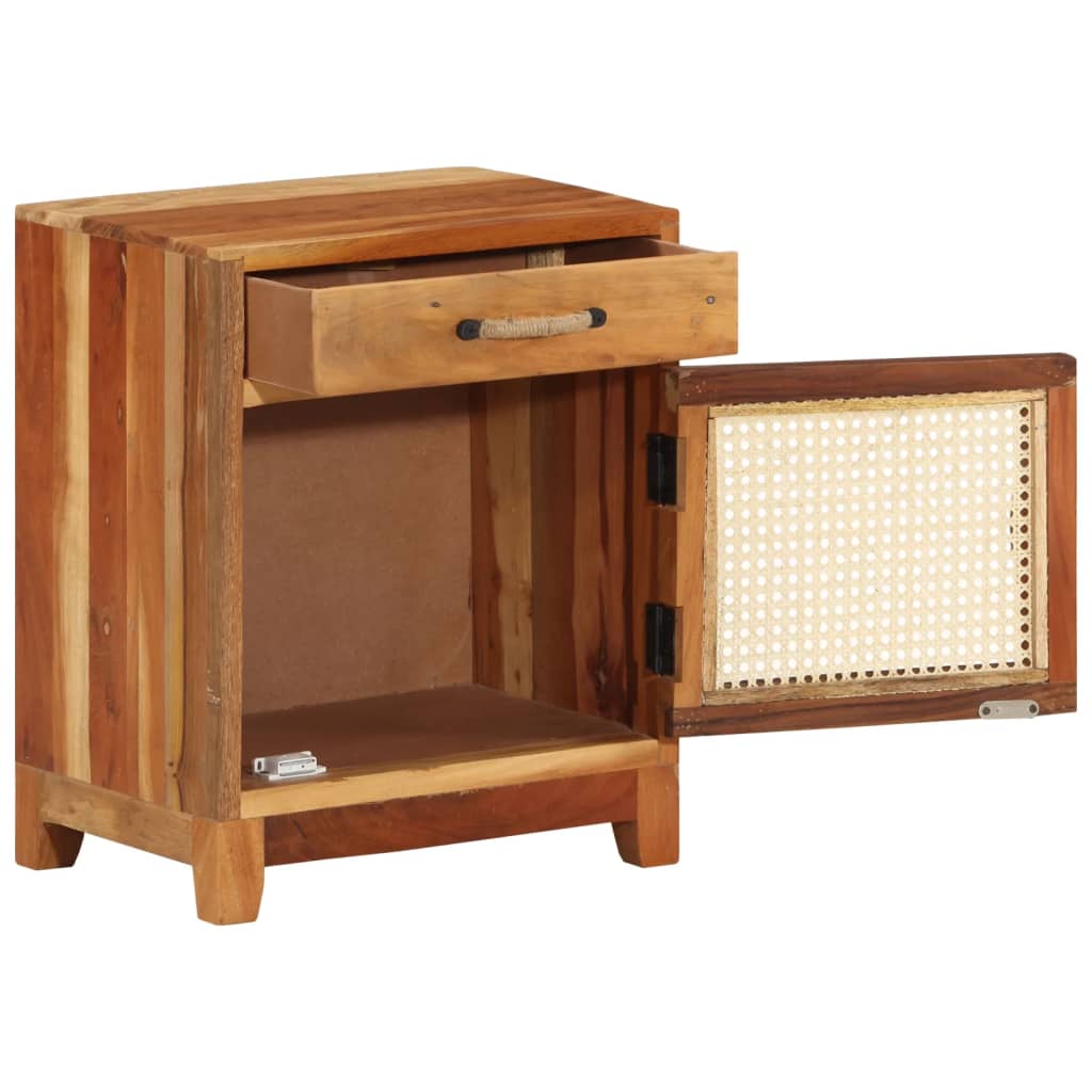 Nachttisch 40x30x50 cm Altholz Massiv - Pazzar.ch