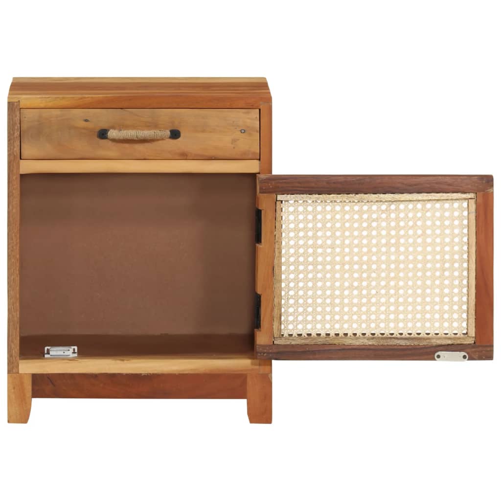 Nachttisch 40x30x50 cm Altholz Massiv - Pazzar.ch