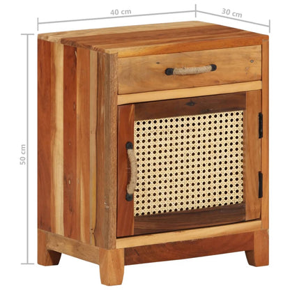 Nachttisch 40x30x50 cm Altholz Massiv - Pazzar.ch