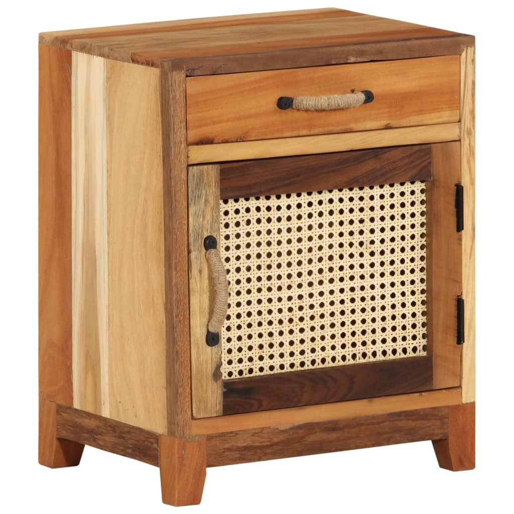 Nachttisch 40x30x50 cm Altholz Massiv - Pazzar.ch