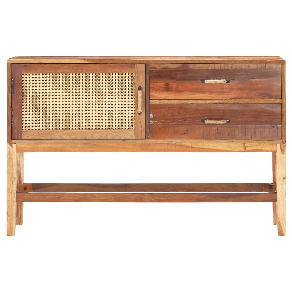 Sideboard 118x30x76 cm Altholz Massiv - Pazzar.ch