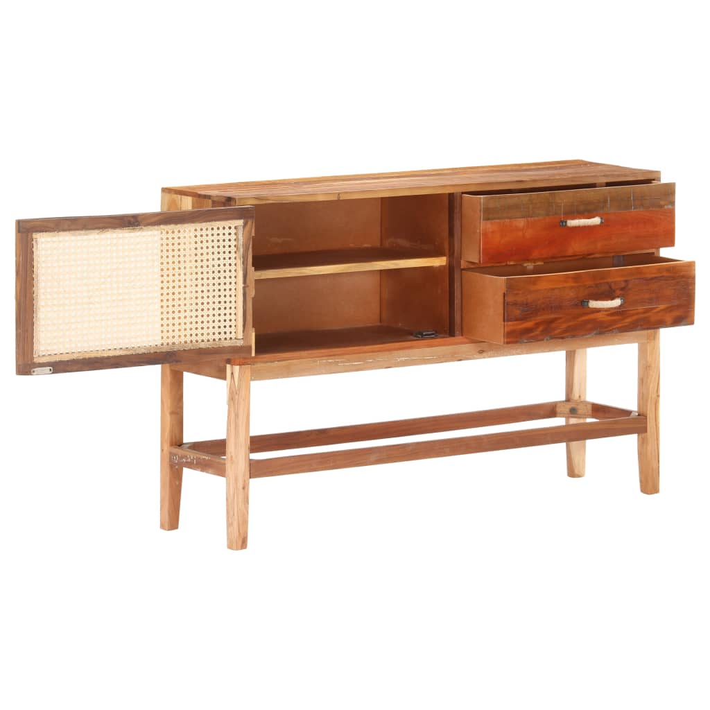 Sideboard 118x30x76 cm Altholz Massiv - Pazzar.ch