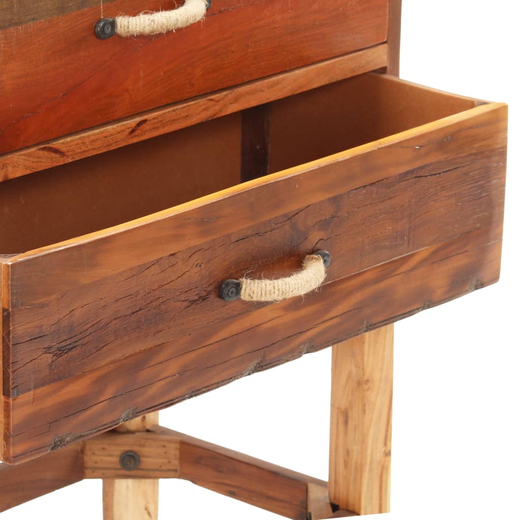 Sideboard 118x30x76 cm Altholz Massiv - Pazzar.ch