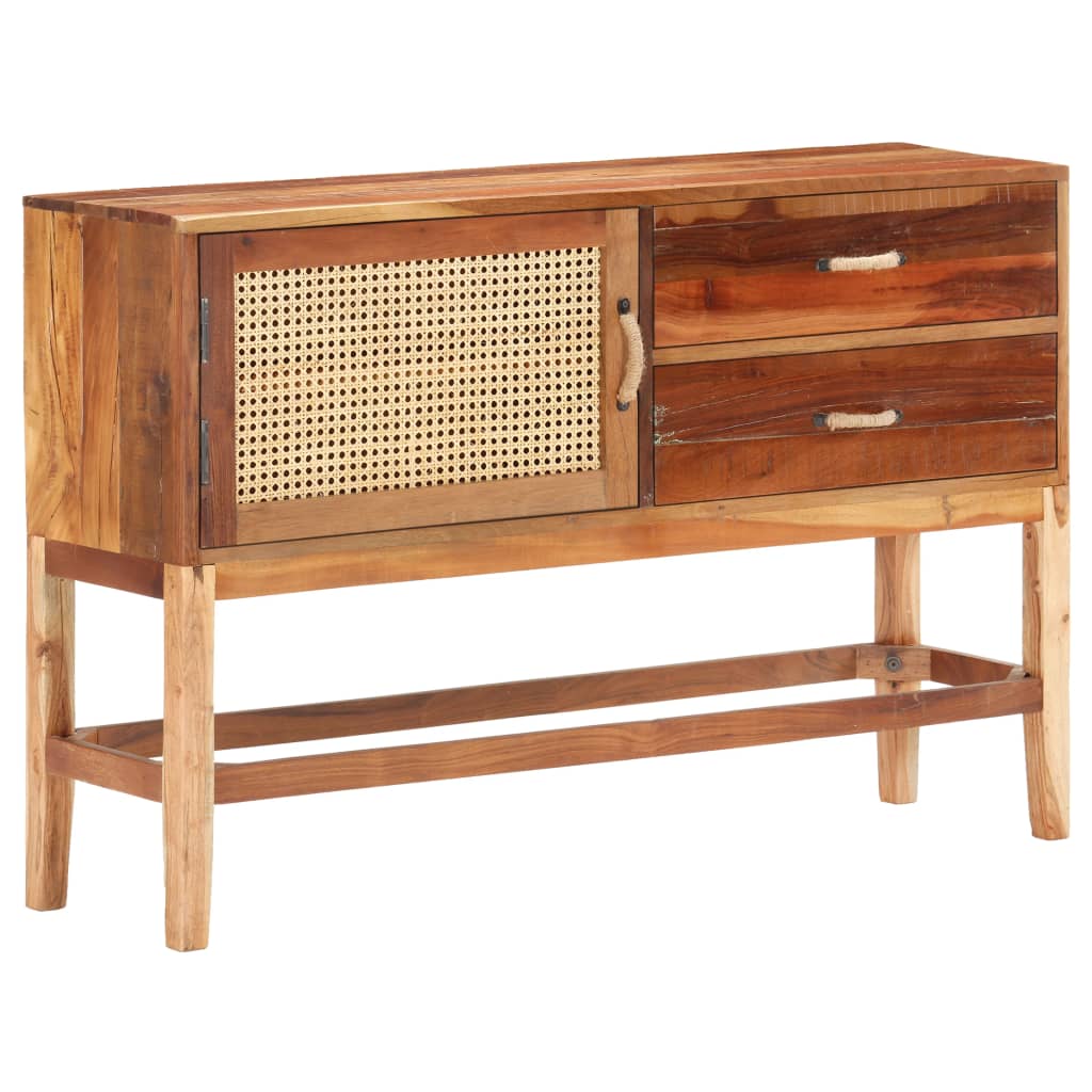 Sideboard 118x30x76 cm Altholz Massiv - Pazzar.ch