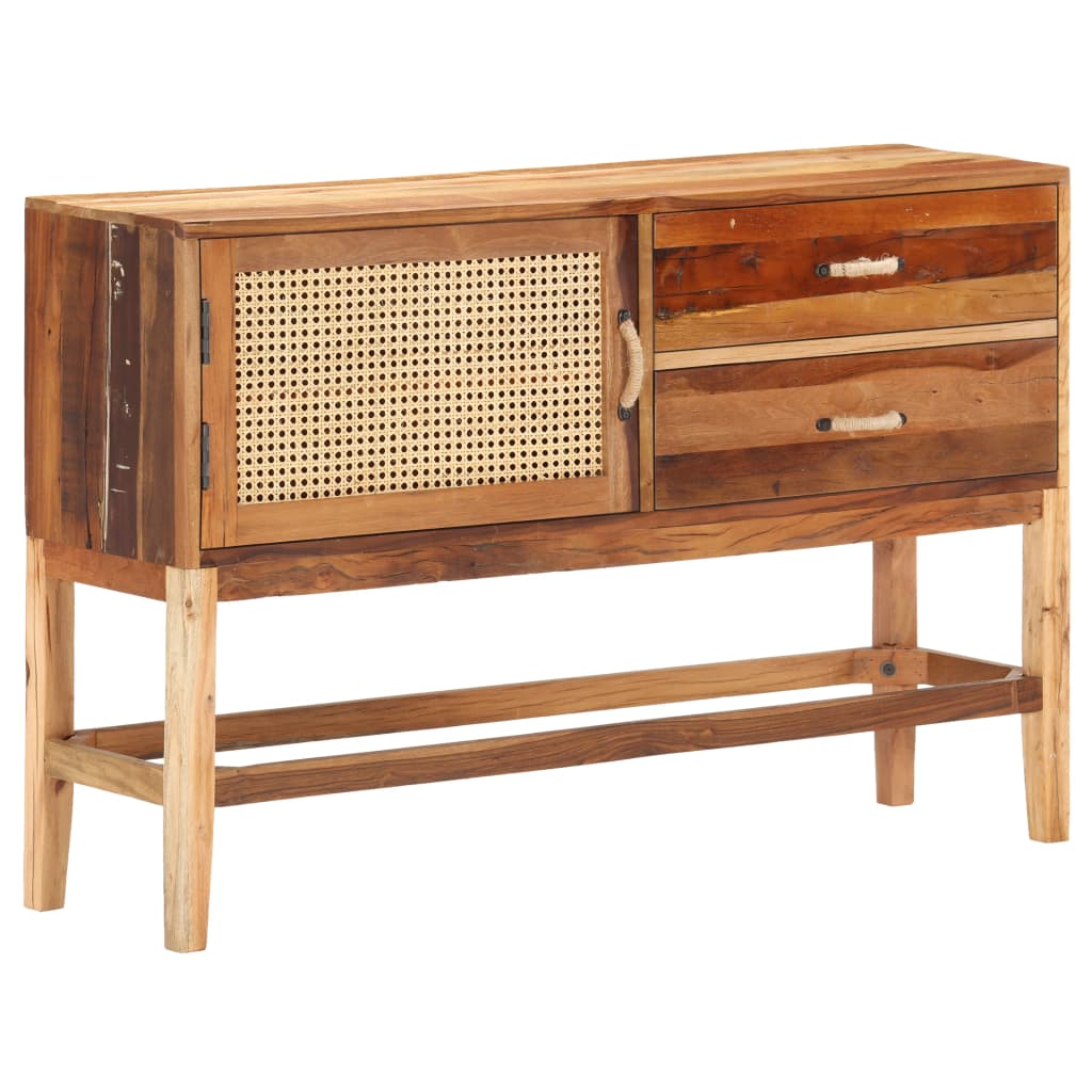 Sideboard 118x30x76 cm Altholz Massiv - Pazzar.ch