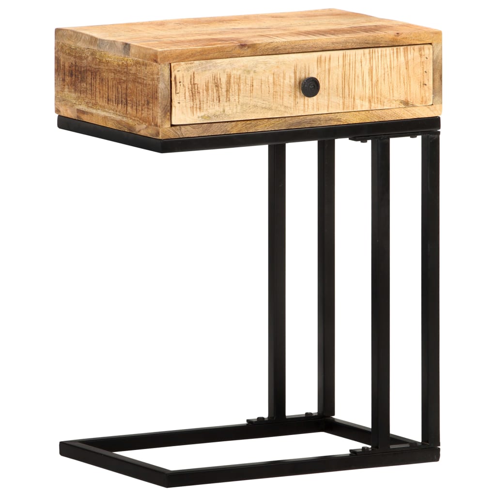 Beistelltisch U-Form 45x30x61 cm Mango Massivholz - Pazzar.ch