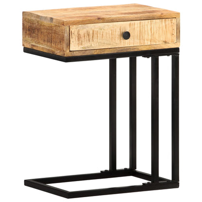 Beistelltisch U-Form 45x30x61 cm Mango Massivholz - Pazzar.ch