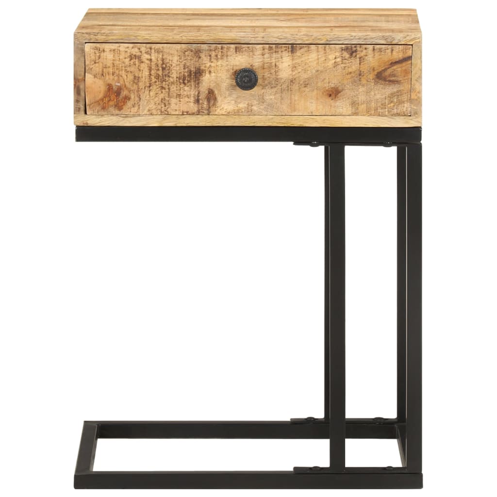 Beistelltisch U-Form 45x30x61 cm Mango Massivholz - Pazzar.ch