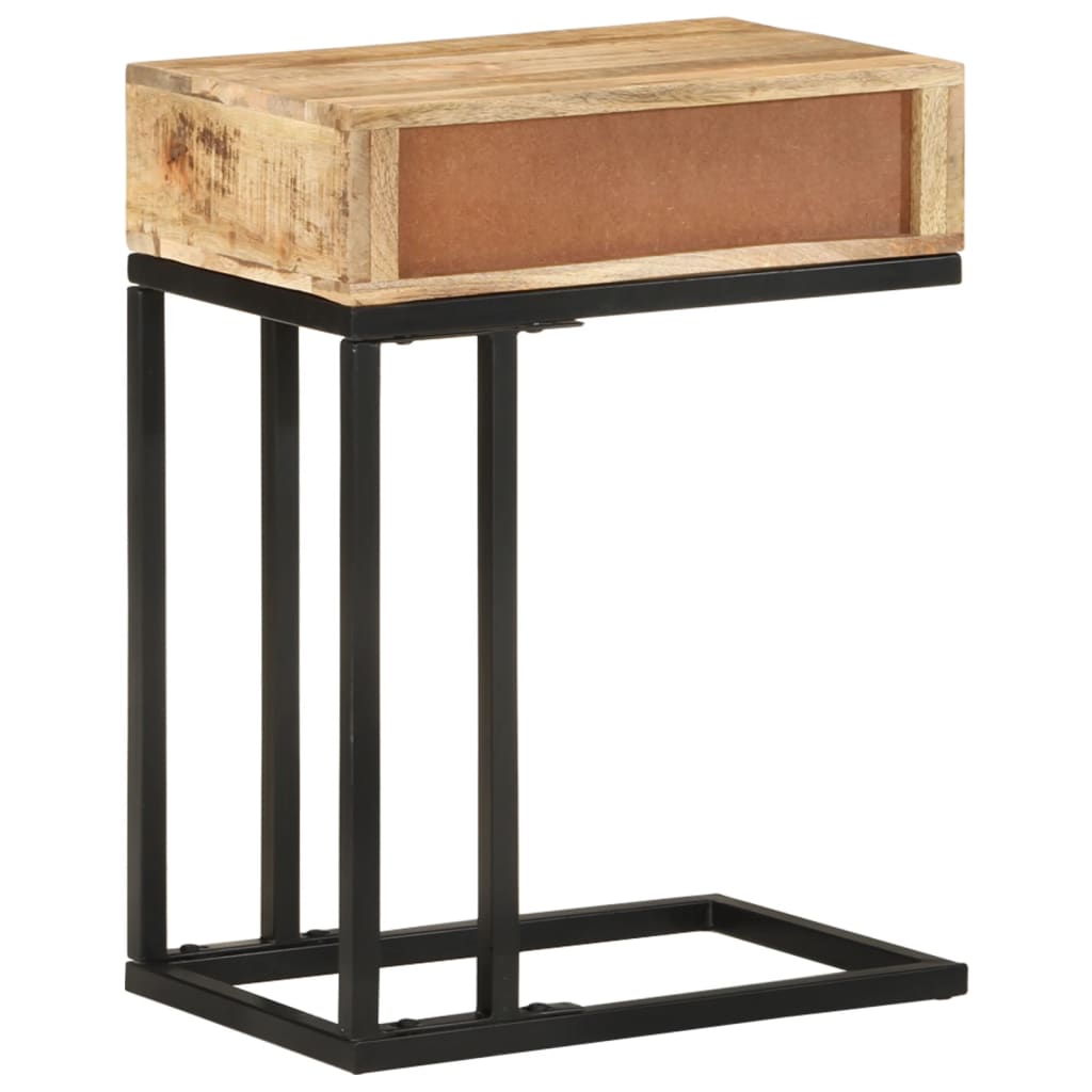 Beistelltisch U-Form 45x30x61 cm Mango Massivholz - Pazzar.ch