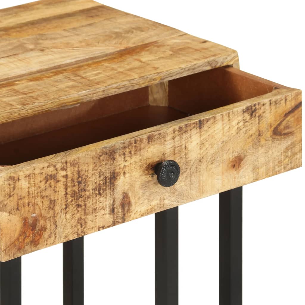 Beistelltisch U-Form 45x30x61 cm Mango Massivholz - Pazzar.ch