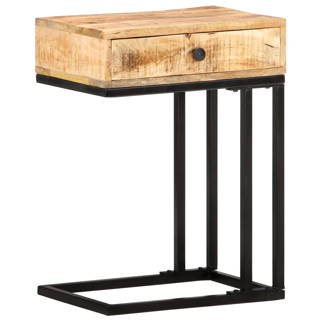 Beistelltisch U-Form 45x30x61 cm Mango Massivholz - Pazzar.ch