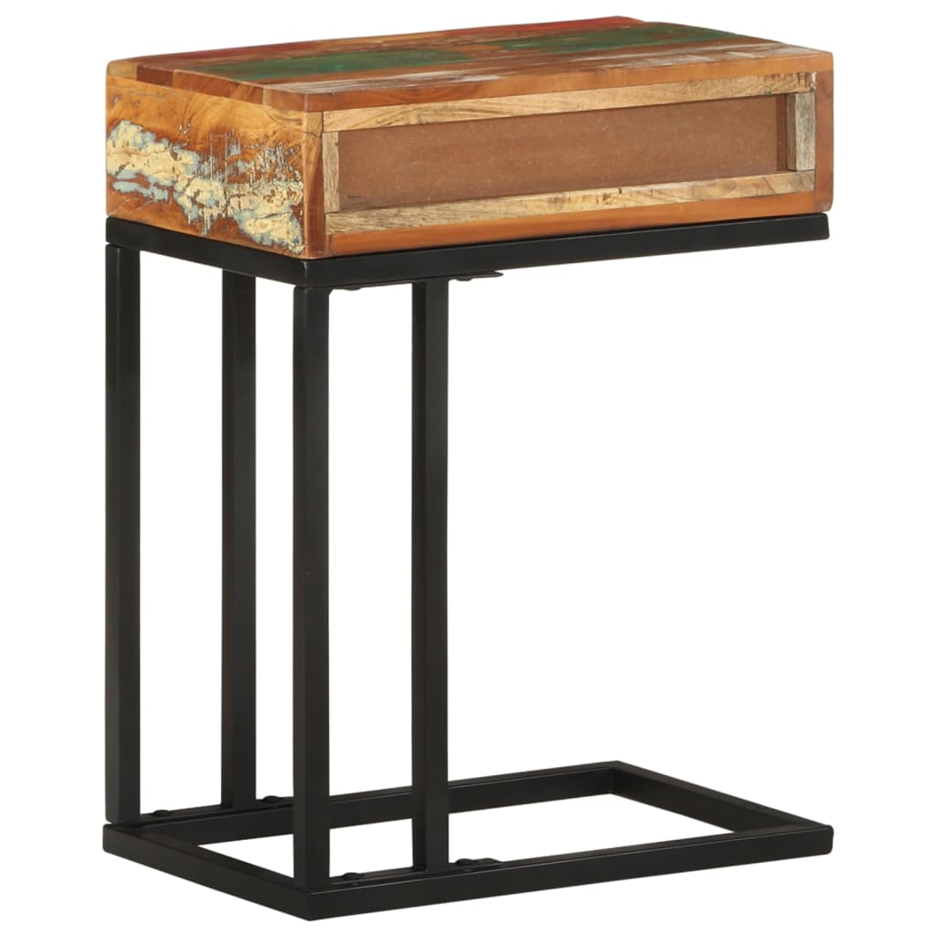 Beistelltisch U-Form 45x30x61 cm Recyceltes Massivholz - Pazzar.ch