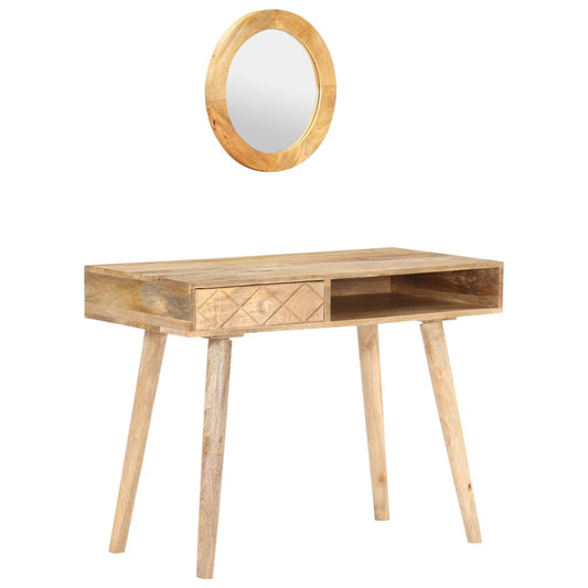 Schminktisch 100x50x76 cm Mango Massivholz - Pazzar.ch