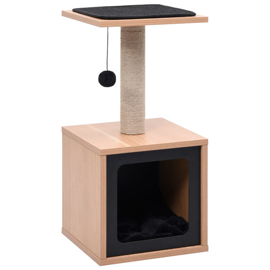 Katzen-Kratzbaum mit Sisal-Kratzmatte 62 cm - Pazzar.ch