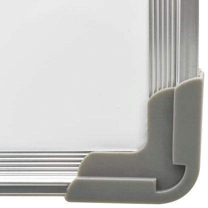 Magnetisches Whiteboard Weiß 60 x 40 cm Stahl - Pazzar.ch