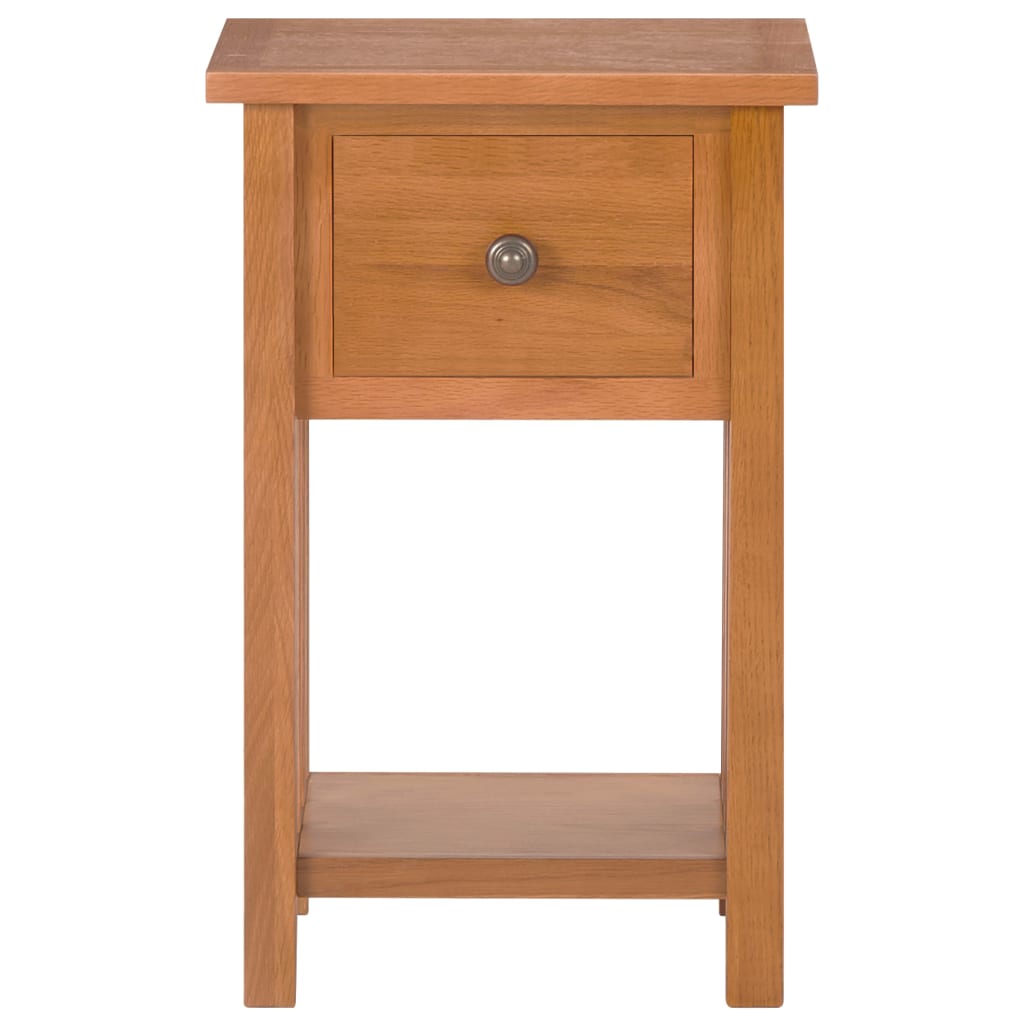 Zeitungstisch mit Schublade 35x27x55 cm Massivholz Eiche - Pazzar.ch