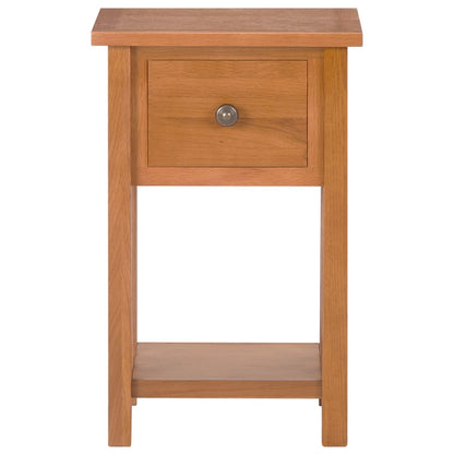 Zeitungstisch mit Schublade 35x27x55 cm Massivholz Eiche - Pazzar.ch