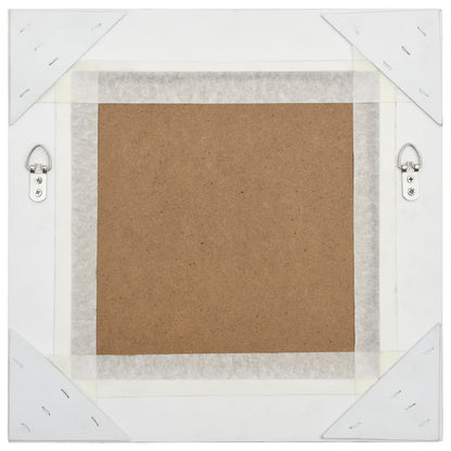 Wandspiegel im Barock-Stil 40x40 cm Silbern - Pazzar.ch