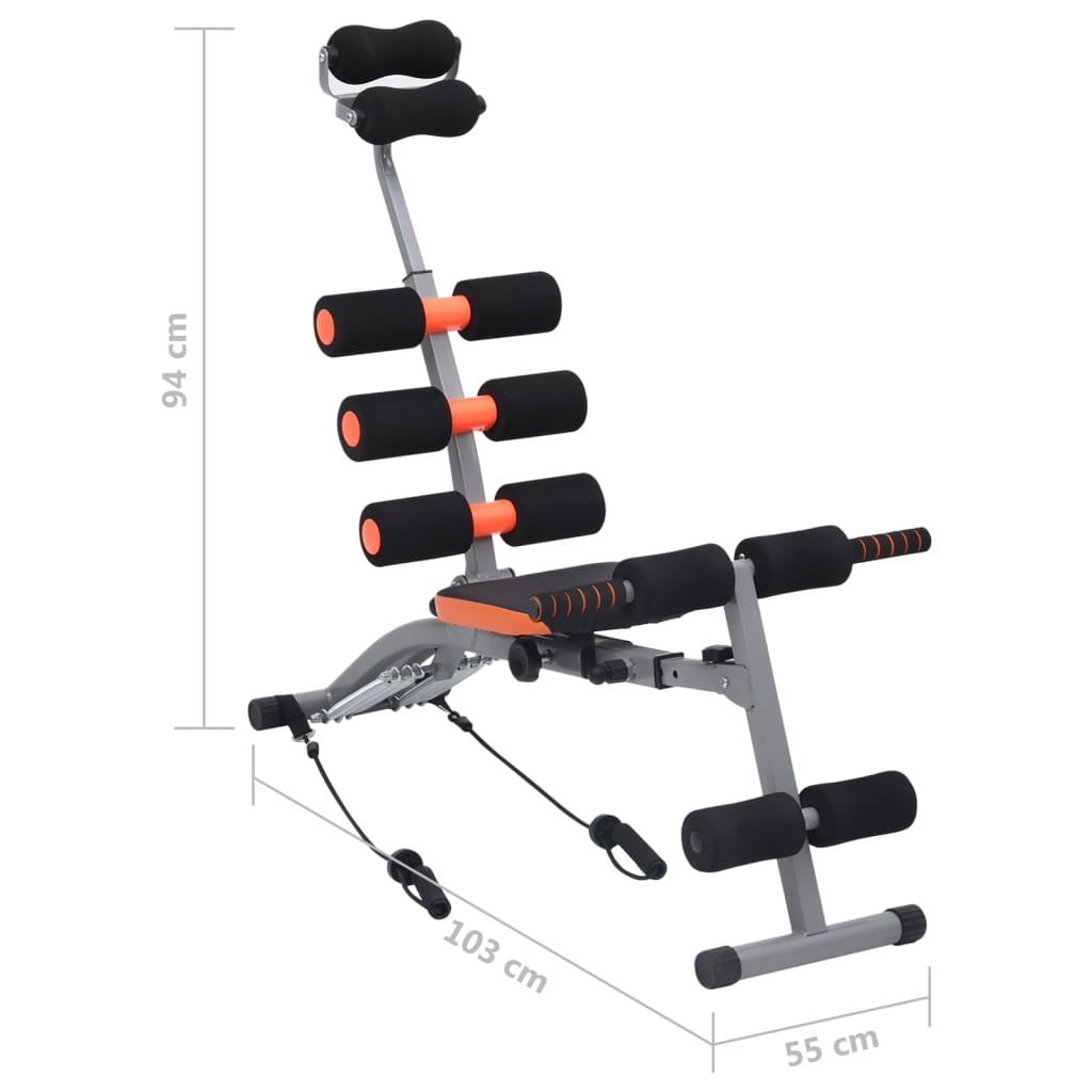 Bauchtrainer in L-Form mit Elastischen Bändern - Pazzar.ch