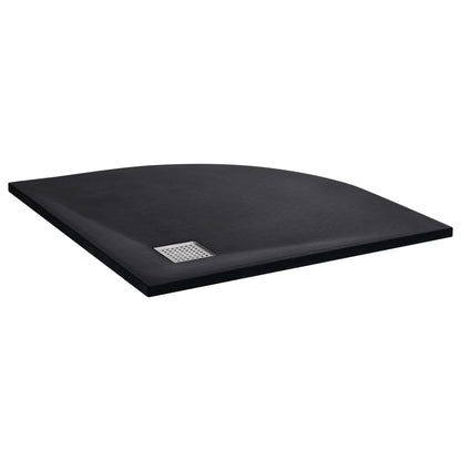 Duschtasse SMC Schwarz 90x90 cm - Pazzar.ch
