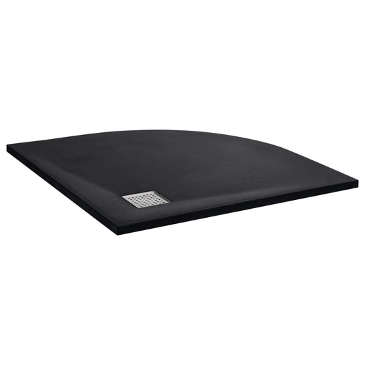 Duschtasse SMC Schwarz 90x90 cm - Pazzar.ch