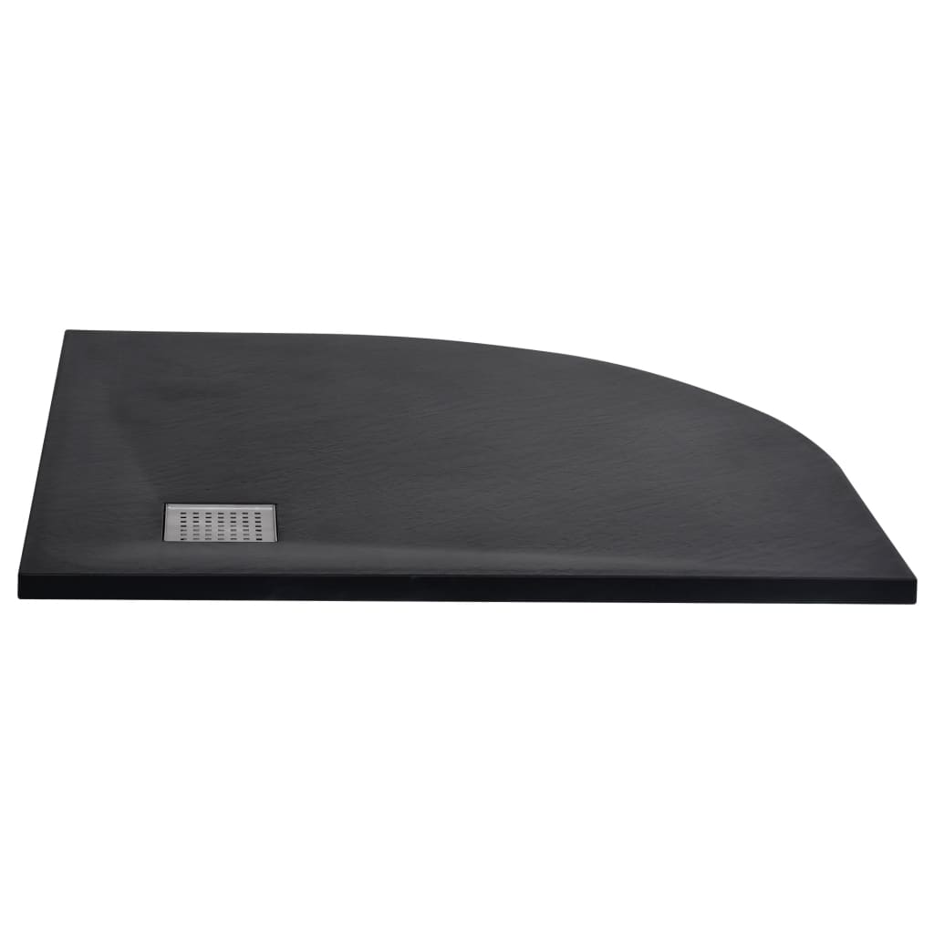 Duschtasse SMC Schwarz 90x90 cm - Pazzar.ch