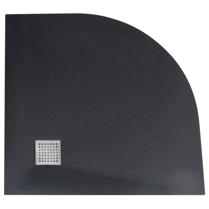 Duschtasse SMC Schwarz 90x90 cm - Pazzar.ch