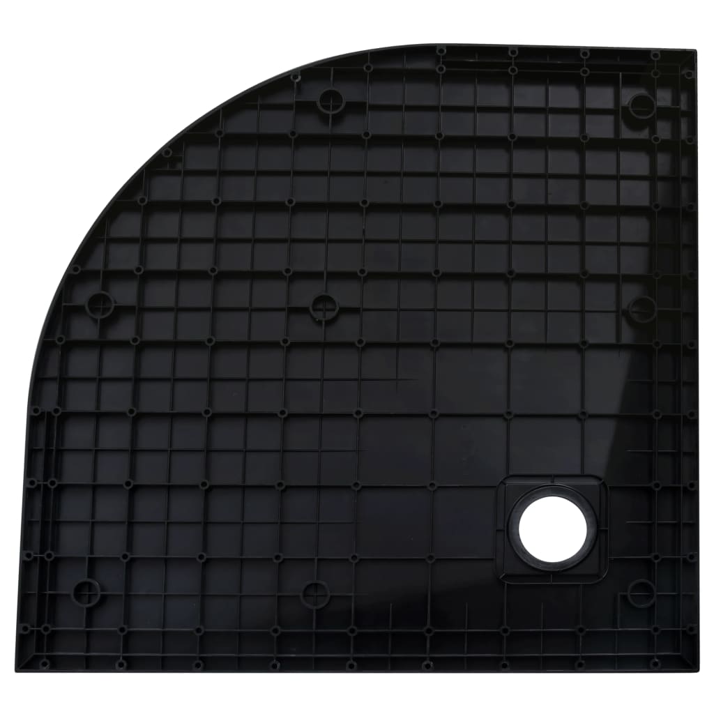 Duschtasse SMC Schwarz 90x90 cm - Pazzar.ch