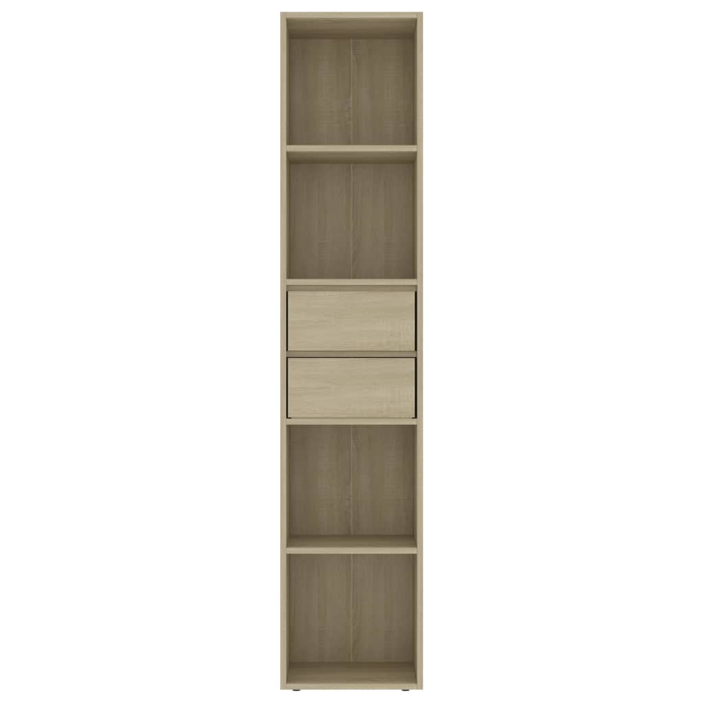 Bücherregal Sonoma-Eiche 36x30x171 cm Holzwerkstoff - Pazzar.ch